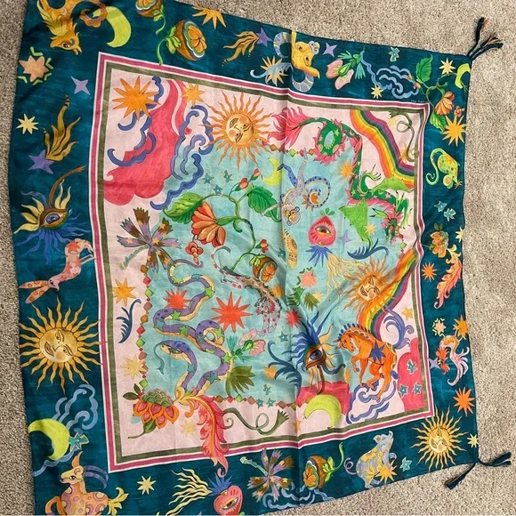 Johnny Was Kayla Silk Scarf - Picture 3 of 3